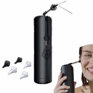 Nettoyeur d'oreilles à eau waterproof rechargeable avec 8 accessoires WUSH