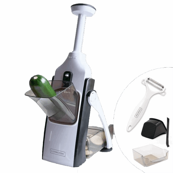 Mandoline avec un éplucheur inclus LIVINGTON