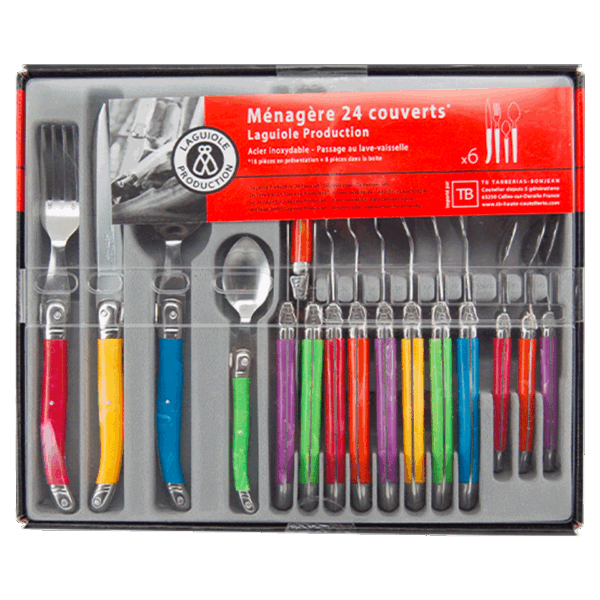 Set de 24 couverts Laguiole