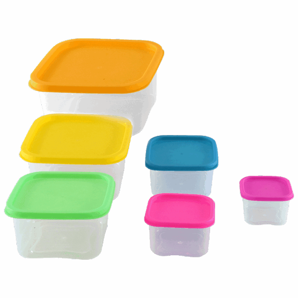 Set de 6 boites de conservation HERZBERG