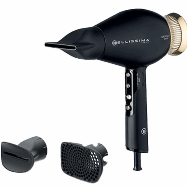 Sèche-cheveux ionique 3en1 (3 accessoires) BELLISSIMA