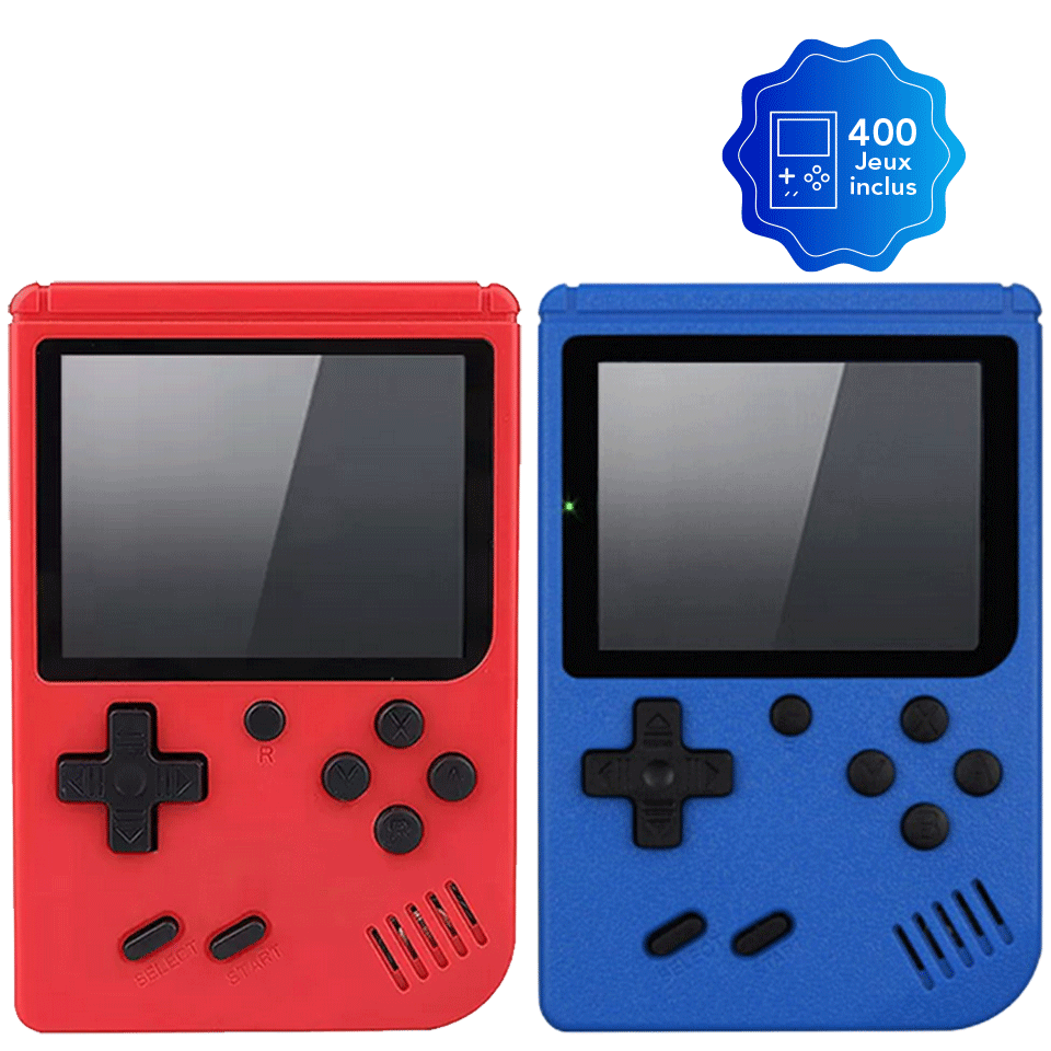 Console de jeux rétro (400 jeux inclus, Ecran LCD)
