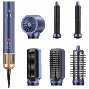 Brosse professionelle ionique 6en1 (6 accessoires) SWISS PROLINE