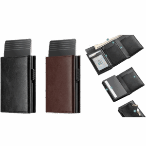 Porte-Monnaie en cuir avec protection RFID