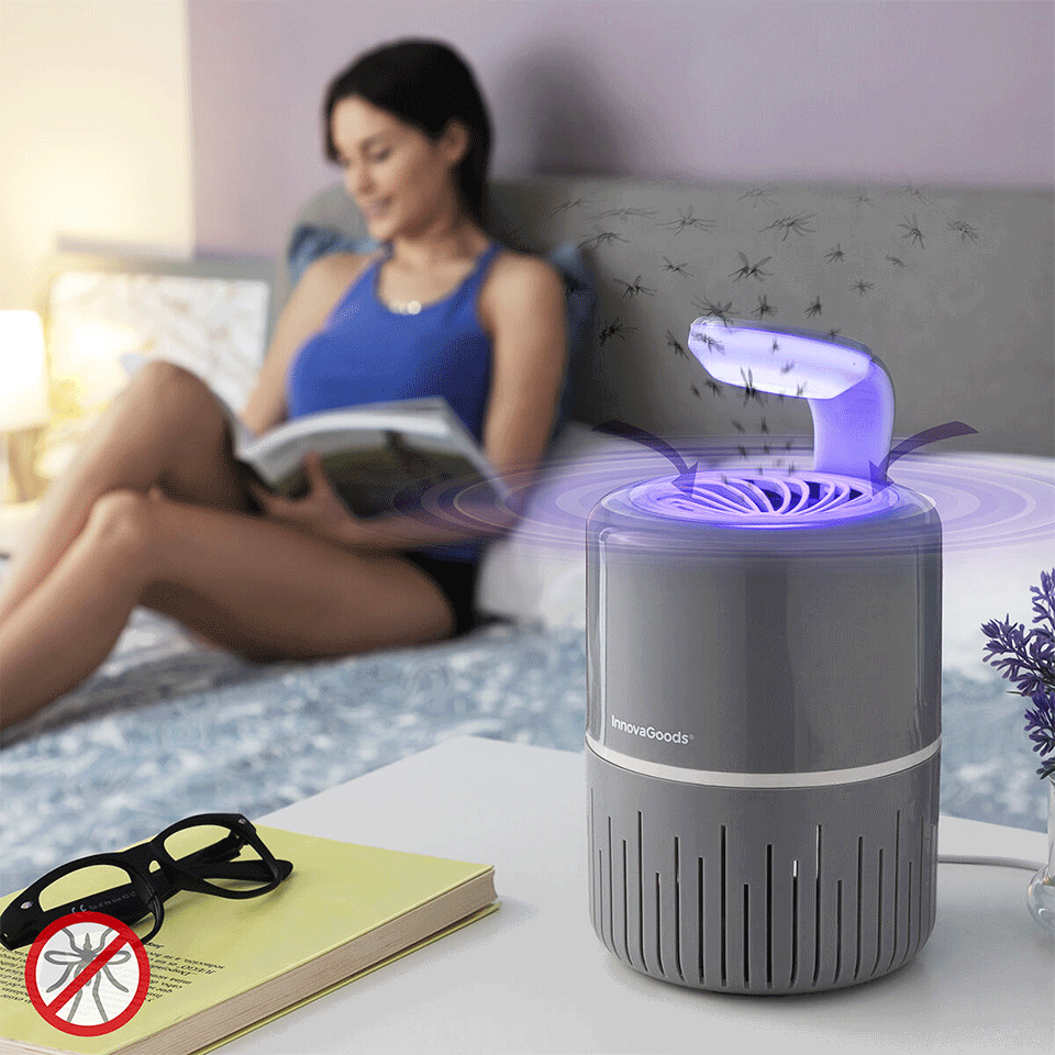Lampe anti-moustiques à aspiration InnovaGoods