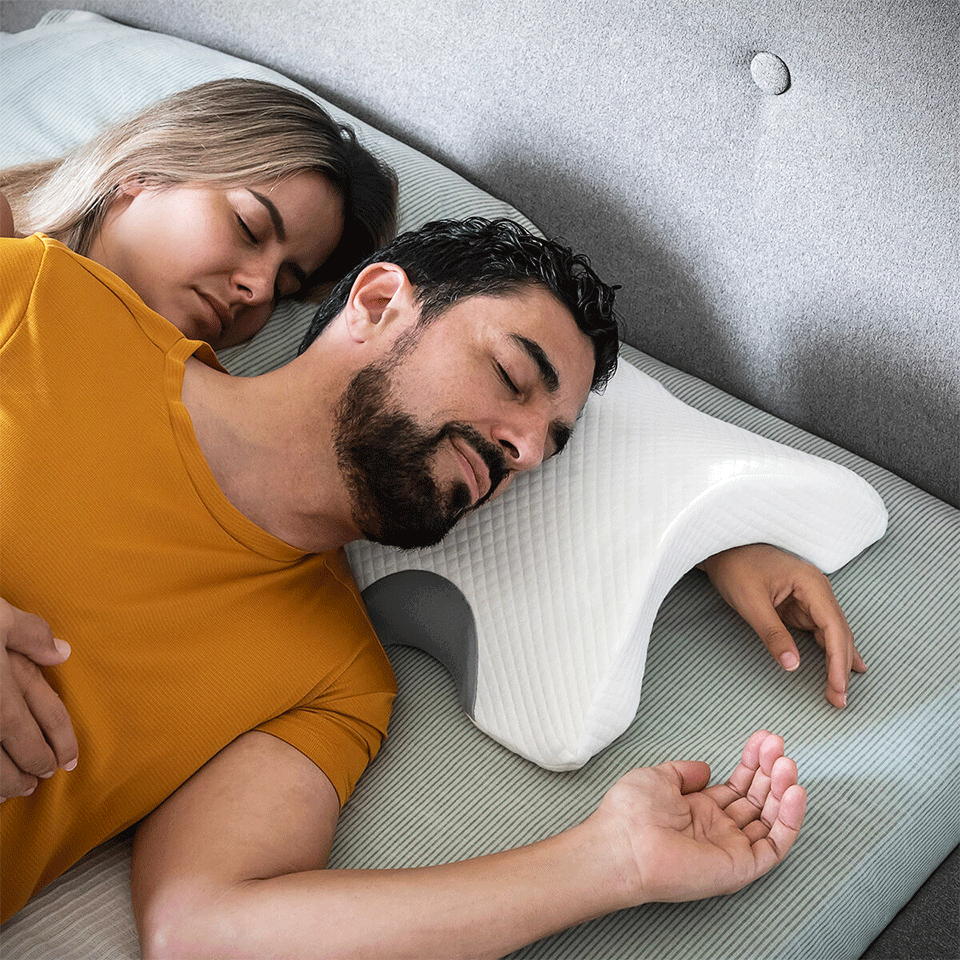 Oreiller 2en1 cervical et viscoélastique InnovaGoods