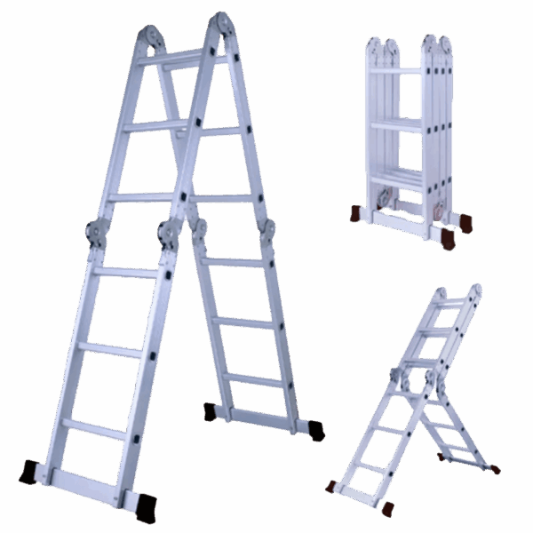Echelle pliante polyvalente en aluminium HERZBERG