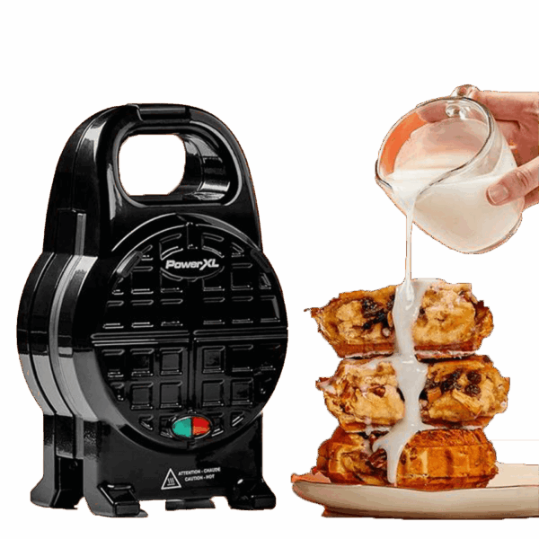 Gaufrier antiadhésif avec livret de recettes inclus POWER XL
