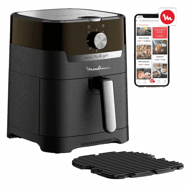 Friteuse à air chaud Air Fryer 4,2L (sans huile) sans fenêtre MOULINEX