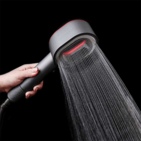 Pommeau de douche magnétique 3en1 (Soin purifiant, brosse nettoyante, brosse relaxante) SWISS PROLINE – Image 2