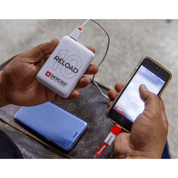 Batterie portable 10'000 mAh (designé en Suisse) SKROSS – Image 2
