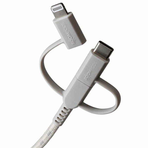 Cable 3en1 (USB-A à Lightning, USB-C & Micro USB) BOOMPODS – Image 2