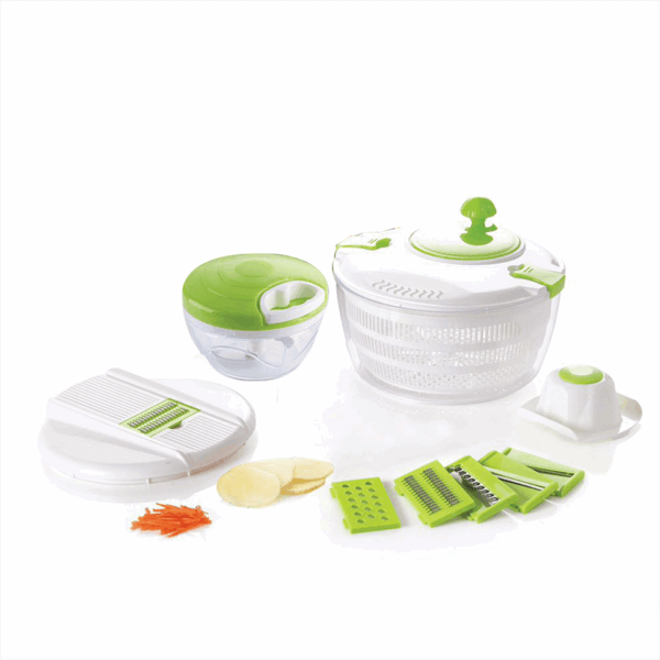 Hachoir multifonctions avec 9 accessoires HERZBERG – Image 2