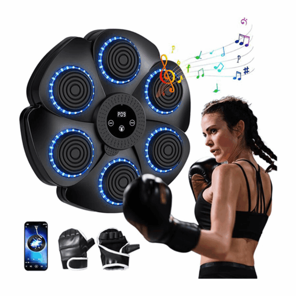 Machine à boxe intelligente Bluetooth avec gants inclus – Image 2