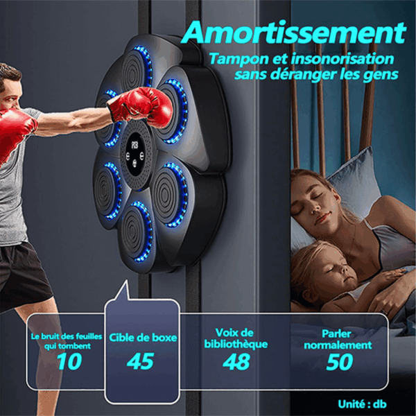 Machine à boxe intelligente Bluetooth avec gants inclus – Image 3