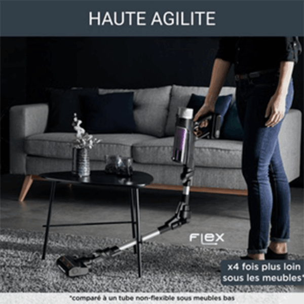 Aspirateur balai sans fil pliable 3en1 (6 accessoires) ROWENTA – Image 3
