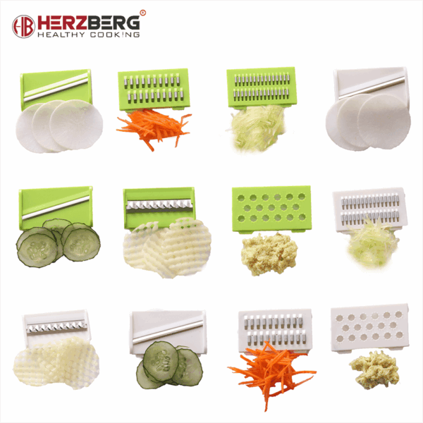 Hachoir multifonctions avec 9 accessoires HERZBERG – Image 3