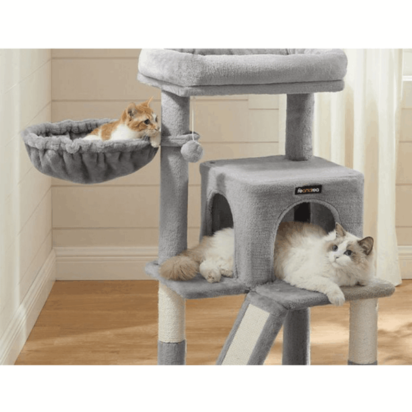 Arbre à chat avec planche à gratter, 96 cm, FEANDREA – Image 3