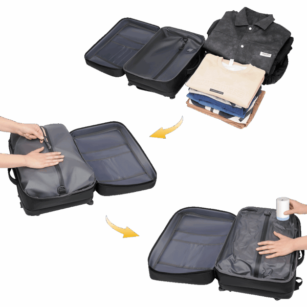 Sac à dos multifonctions avec pompe de compression (compatible Easyjet – 45cm) Swiss ProLine – Image 4