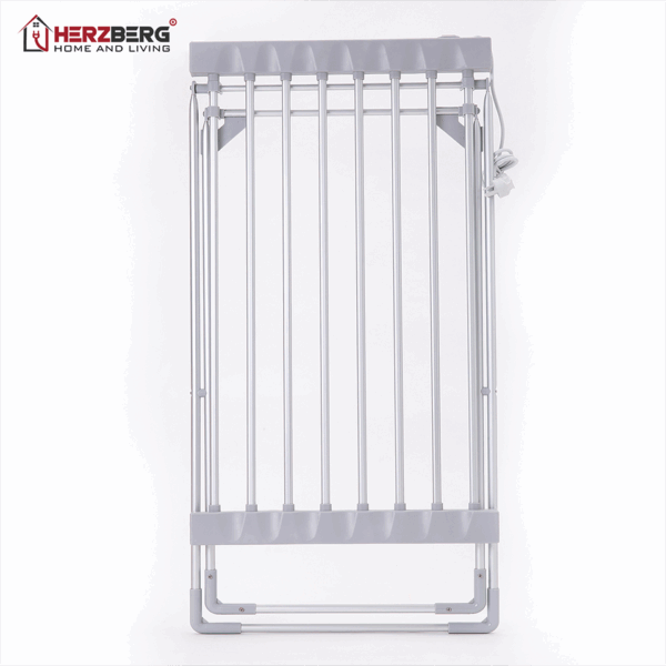 Etendoir à linge électrique pliable HERZBERG – Image 4