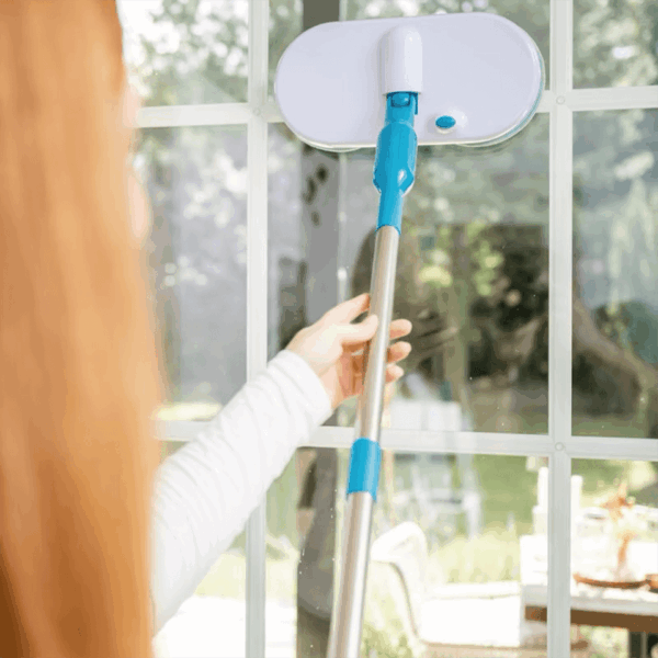 Balai serpillère électrique sans fil rechargeable avec 6 microfibres HURRICANE – Image 4