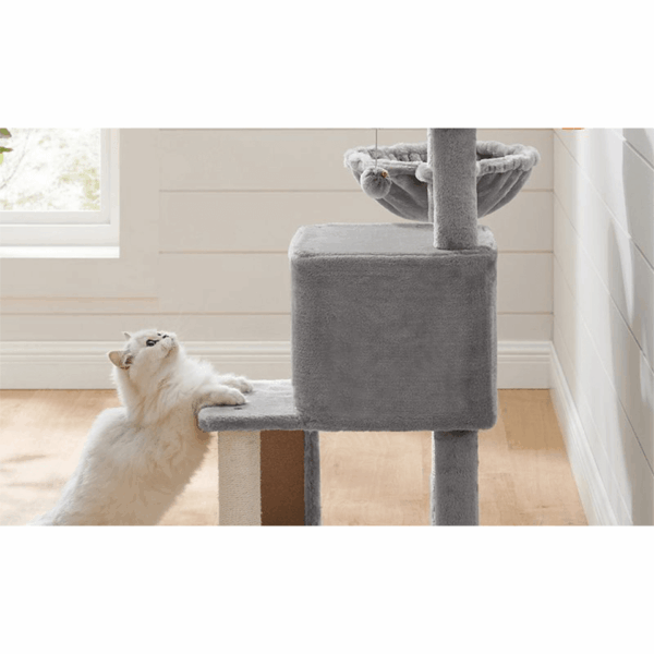 Arbre à chat avec planche à gratter, 96 cm, FEANDREA – Image 4