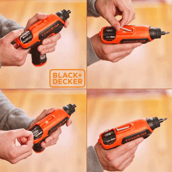 Visseuse sans fil LED avec 8 accessoires BLACK DECKER – Image 5