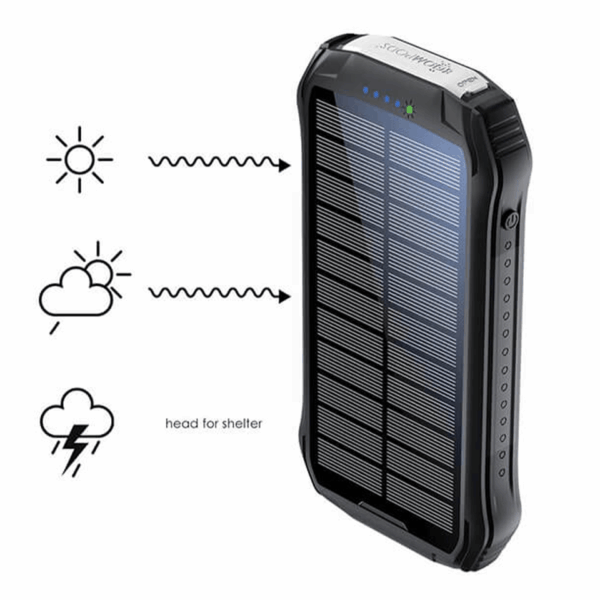 Batterie portable solaire waterproof 10'000 mAh BOOMPODS – Image 3