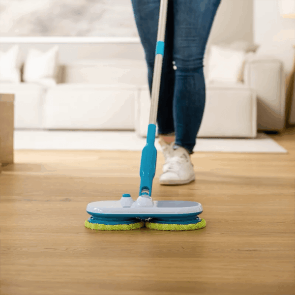 Balai serpillère électrique sans fil rechargeable avec 6 microfibres HURRICANE – Image 5