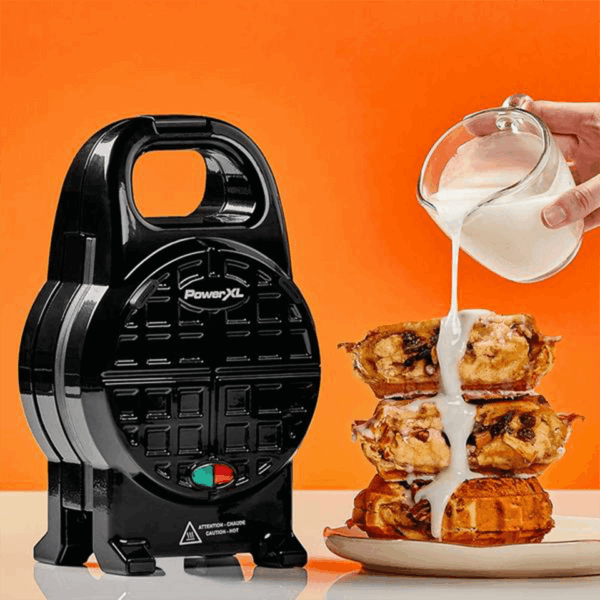 Gaufrier antiadhésif avec livret de recettes inclus POWER XL – Image 5