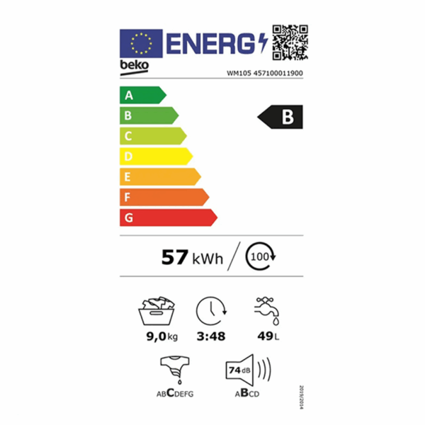 Lave-linge BEKO (9kg) – Image 5