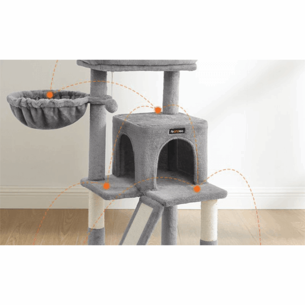 Arbre à chat avec planche à gratter, 96 cm, FEANDREA – Image 5