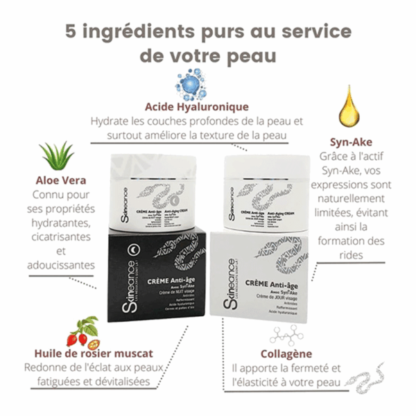 Set de 2 crèmes au venin de serpent SKINEANCE (crème jour et crème nuit) – Image 6