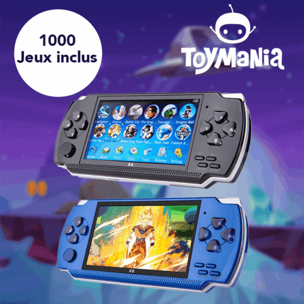 Console de jeux rétro (1000 jeux inclus, Ecran LCD) – Image 3