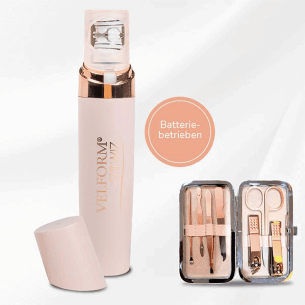 Épilateur LED pratique avec kit de manucure 7 pièces VELFORM – Image 6