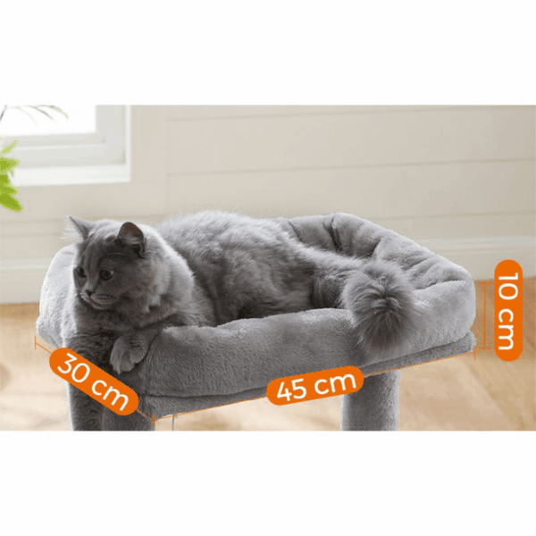 Arbre à chat avec planche à gratter, 96 cm, FEANDREA – Image 6