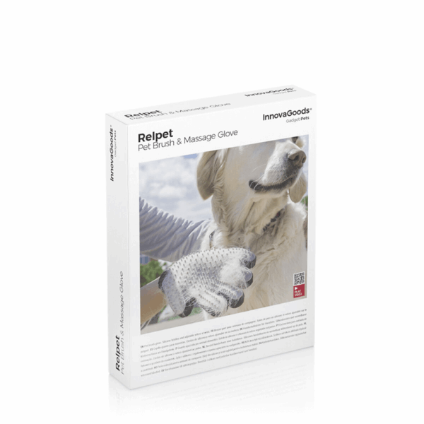 Gant de brossage et massage 2en1 pour chat et chien InnovaGoods – Image 6