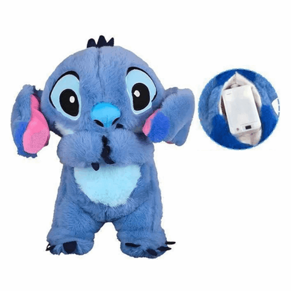 Peluche berceuse Stitch ultra douce avec lumière et effet respirant – Image 6