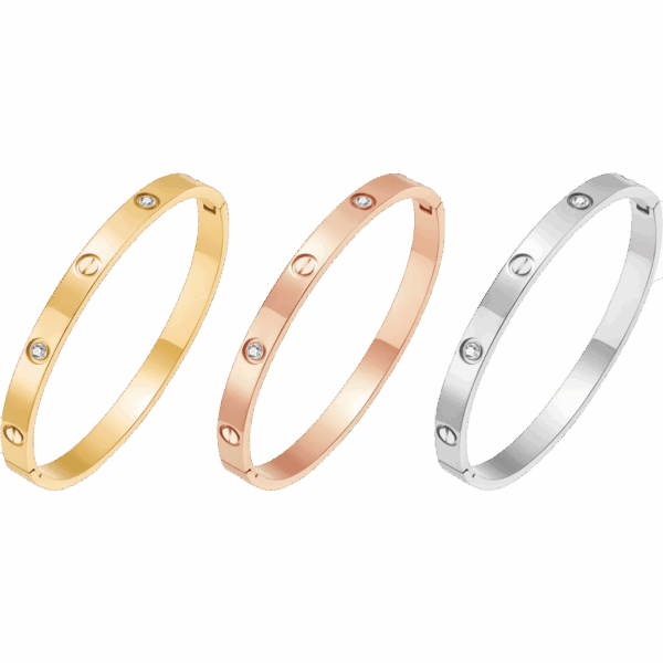 Set de 3 bracelets tendance - love design SWISS PROLINE