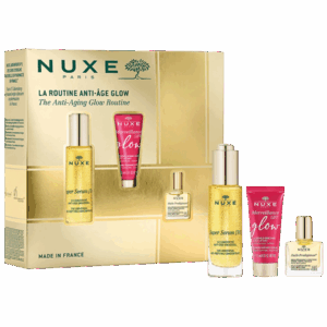 Coffret de beauté NUXE (Super sérum magique anti-âge 30ml, Huile Prodigieuse multifonctions 10ml, Crème Effet Liftant 15 ml)