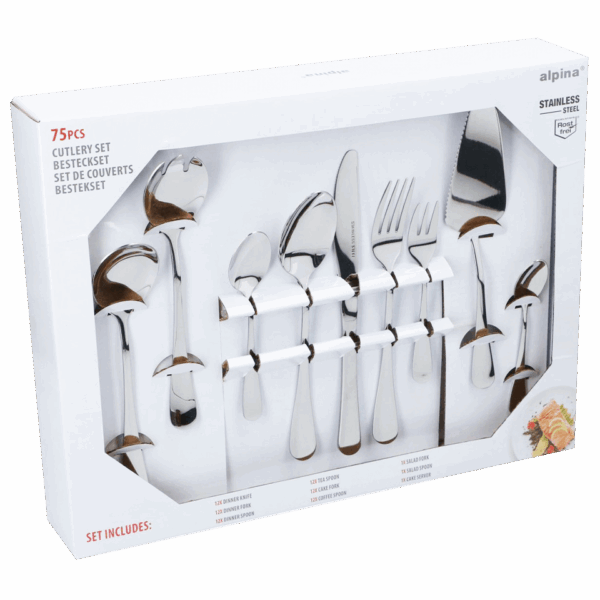 Set de 75 couverts ALPINA