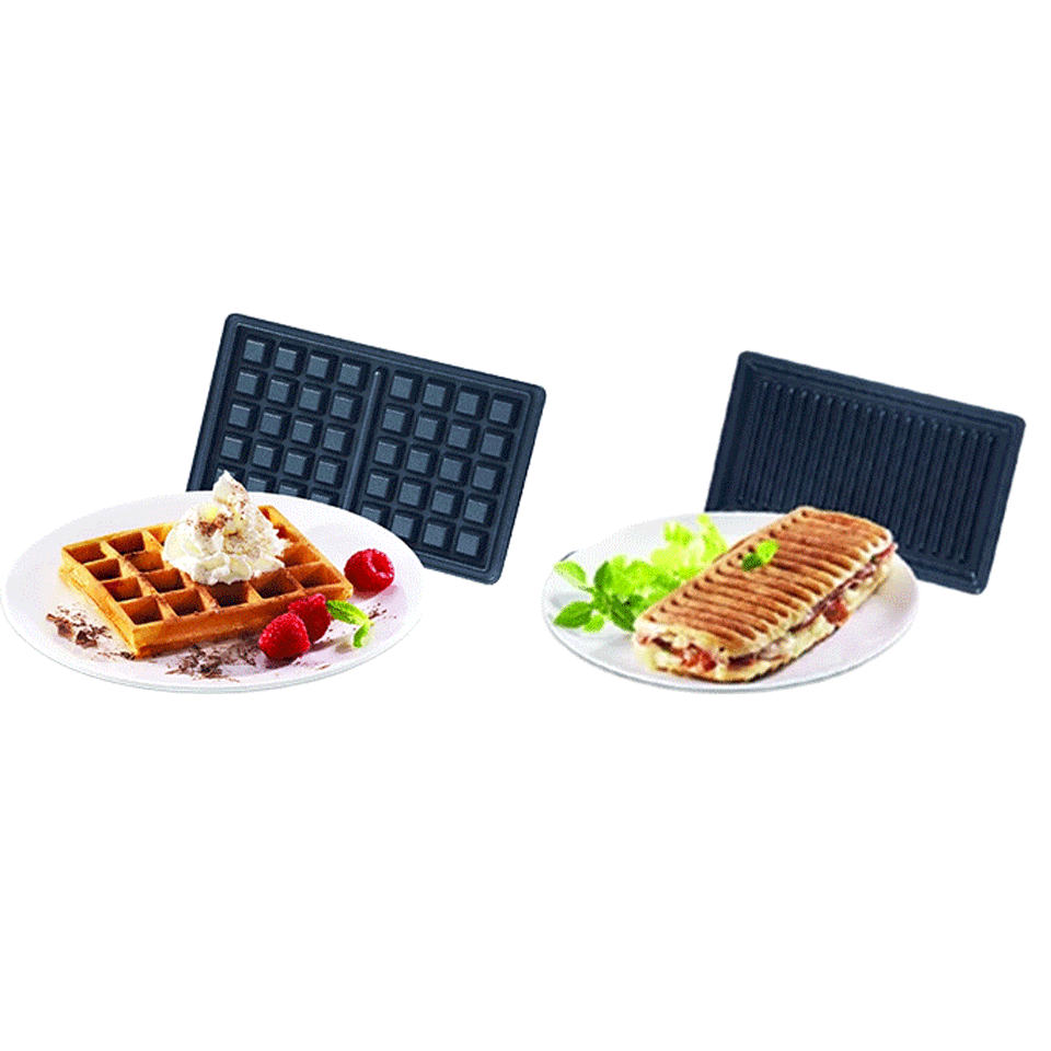 Appareil de cuisson 2en1 TEFAL (Panini - Gaufre) – Image 4