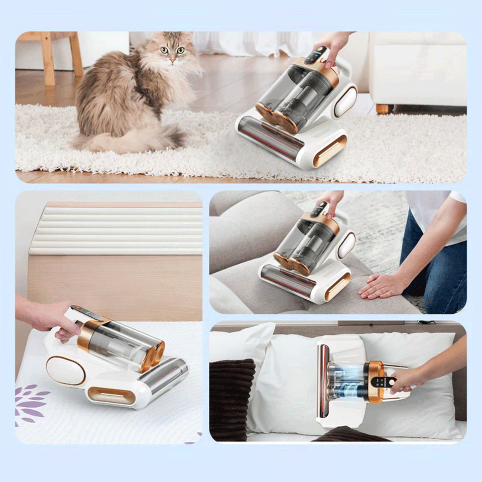 Aspirateur anti-acariens sans fil rechargeable LIFENAXX – Image 5