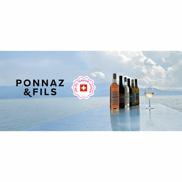 Carton découverte Cave PONNAZ et FILS de la région Lavaux (3 vins blanc, 2 vins rouge, 1 vin rosé) – Image 7