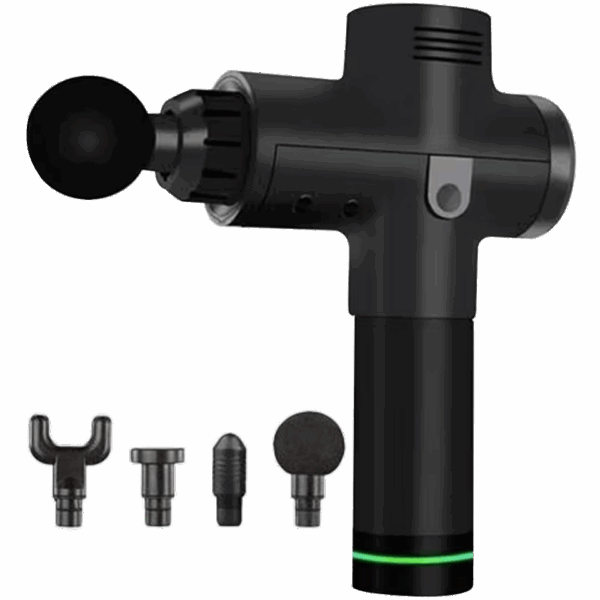Pistolet de massage (4 têtes de massage inclus)