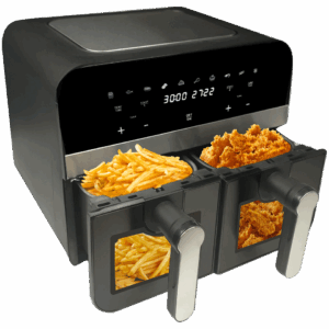 Friteuse à air chaud Air Fryer 9L (sans huile) avec double compartiments CONFY NEST