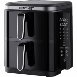 Friteuse à air chaud Air Fryer 11L (sans huile) avec double compartiments superposés CONFY NEST