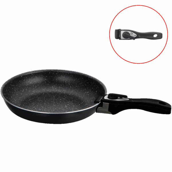 Batterie de cuisine 7 pièces avec poignée amovible tous feux dont Induction Swiss ProLine – Image 3