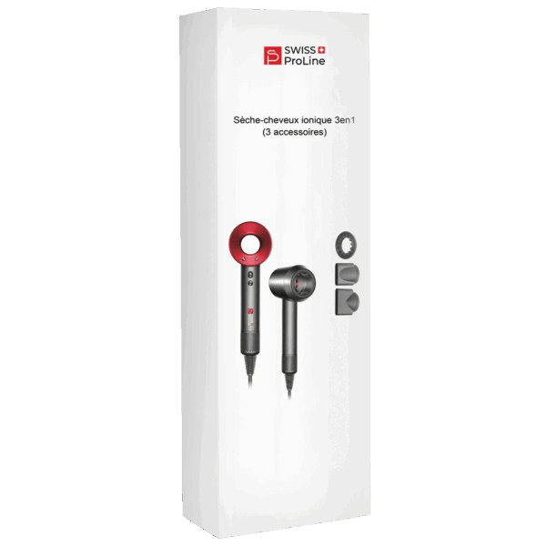 Sèche-cheveux ionique 3en1 (3 accessoires) Swiss ProLine – Image 5
