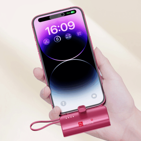 Batterie portable pratique (USB-C) 5’000 mAh Swiss ProLine – Image 7